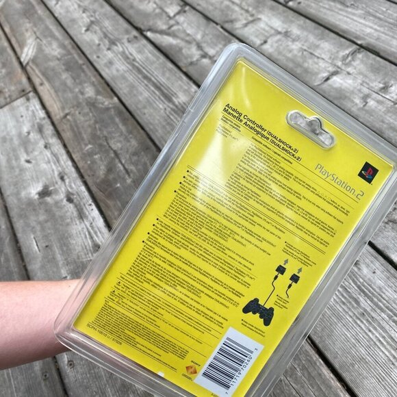 BRAND NEW SEALED 2001 Sony Playstation 2 Dualshock Remote Controller Black - Picture 4 of 6